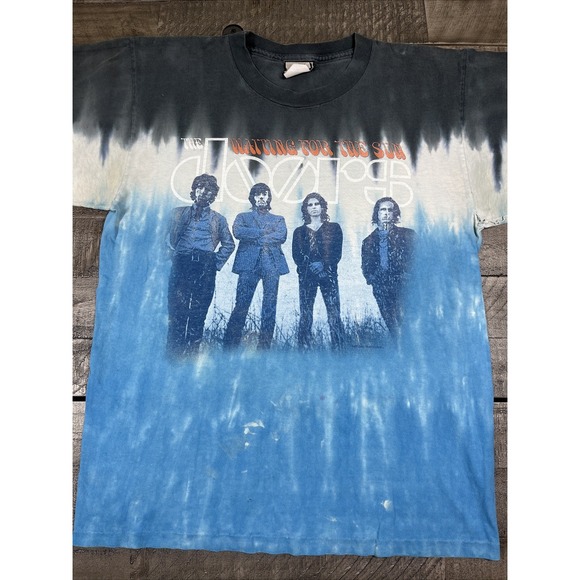 Liquid Blue Other - Vintage The Doors Shirt Medium Waiting for the Sun Liquid Blue Tour Concert Y2K